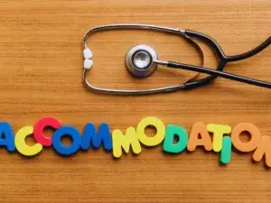 accommodation and Stethoscope
